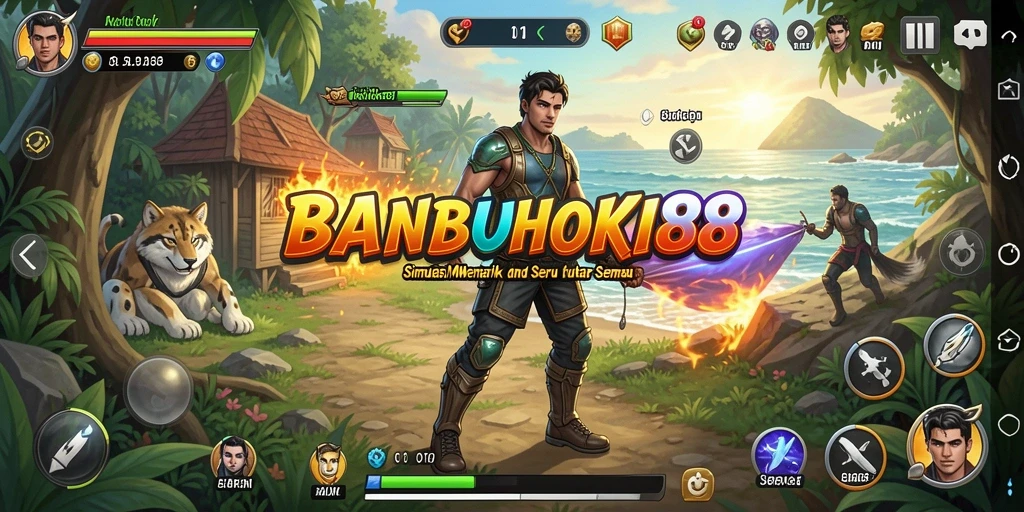 Tampilan gameplay menarik dalam BANBUHOKI88.