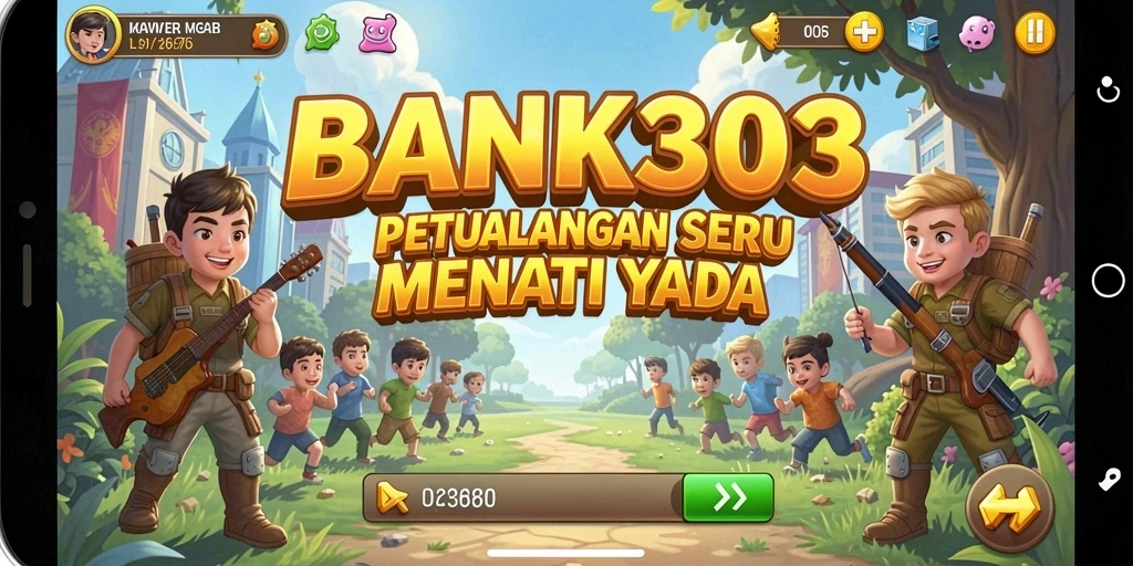 Gameplay menarik dari BANK303 dengan berbagai tantangan Adventure.