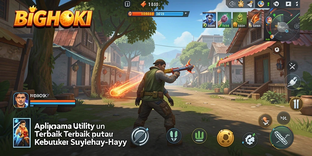 Screenshot utama BIGHOKI menunjukkan fitur pengingat dan manajemen tugas yang efektif.
