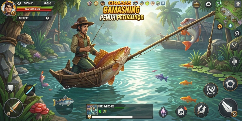 Tampilan permainan CINA365 dengan pengalaman memancing yang mengagumkan.