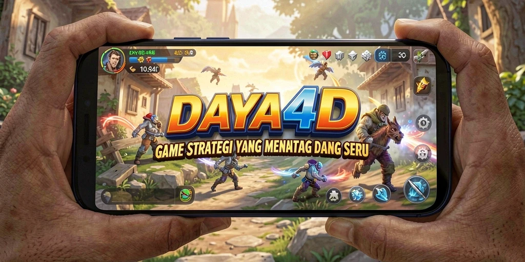 Tampilan utama gameplay DAYA4D dengan grafis menarik dan strategi yang mendalam.