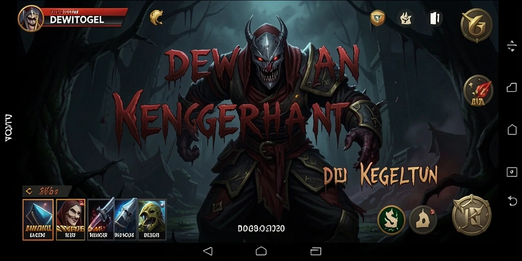 Tangkapan layar menampilkan gameplay DEWITOGEL yang menegangkan dan suasana Horror yang kuat.