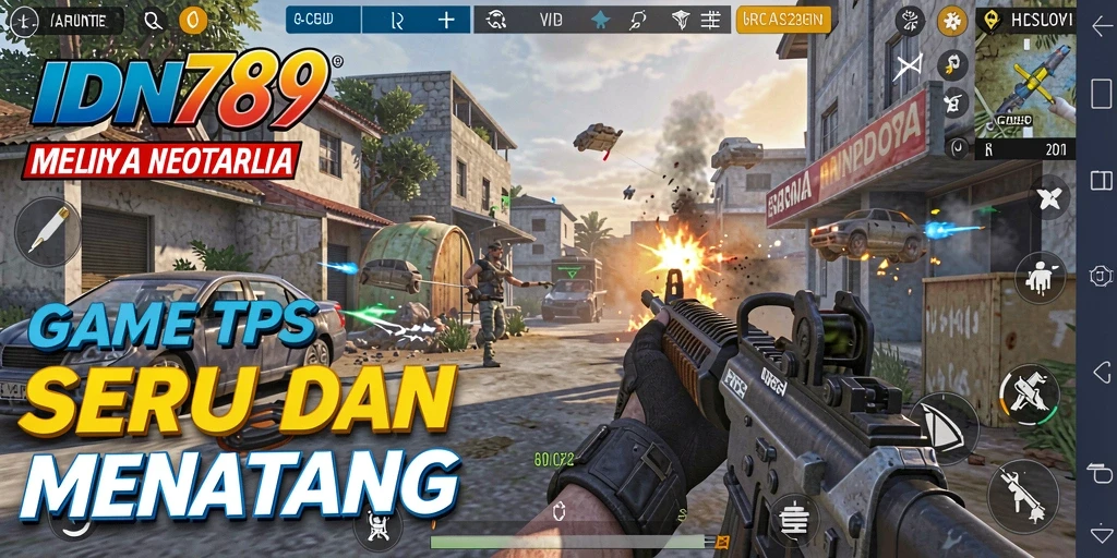 Tampilan gameplay seru di IDN789, menampilkan pertempuran intens.
