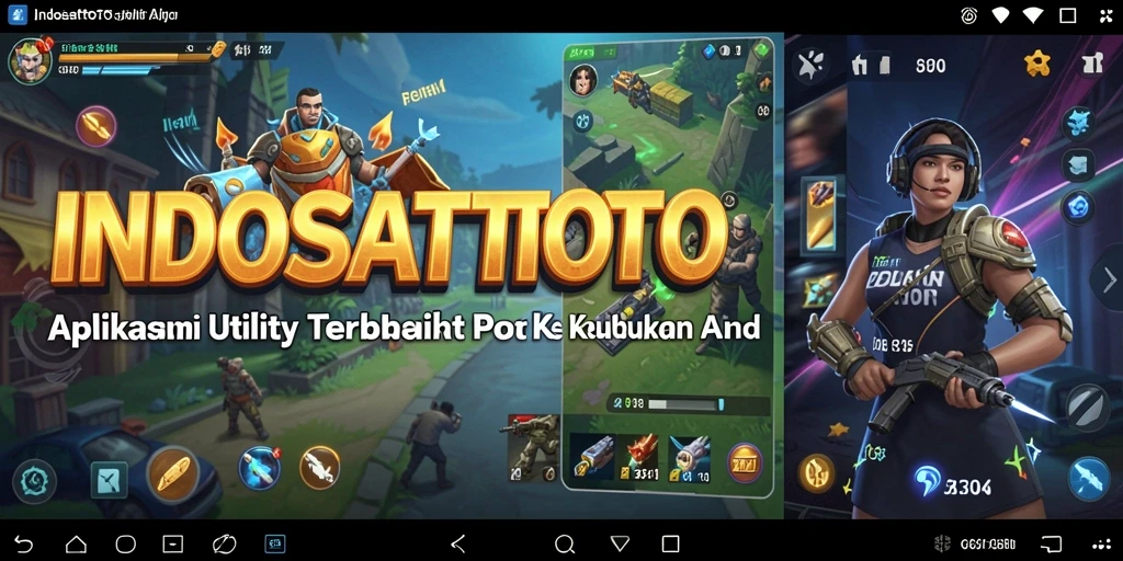 Tampilan antarmuka aplikasi INDOSATTOTO yang bersih dan fungsional.