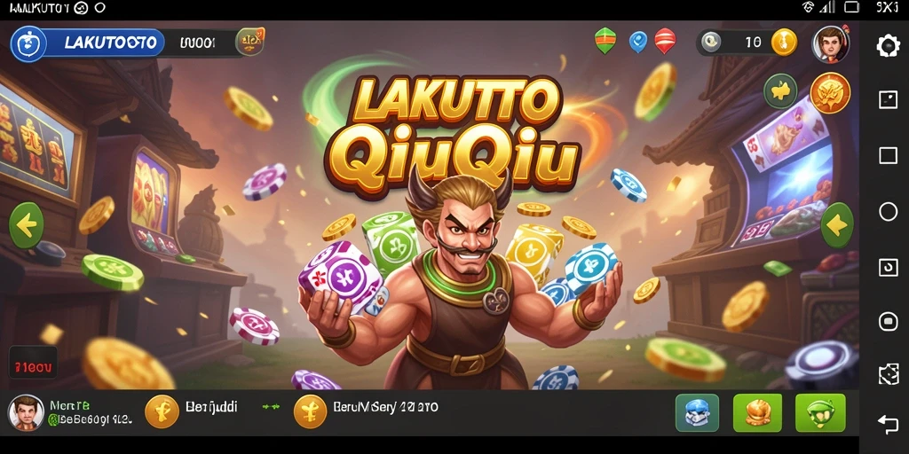 Tampilan gameplay seru dan menegangkan di LAKUTOTO.