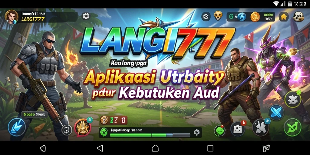 Tampilan antarmuka utama LANGIT777 yang intuitif dan mudah digunakan.