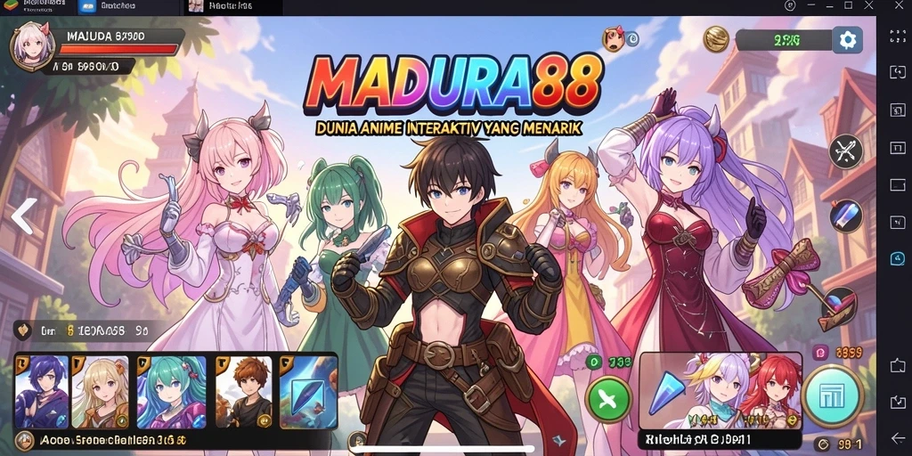 Screenshot gameplay MADURA88 yang menampilkan aksi anime yang mengasyikkan.