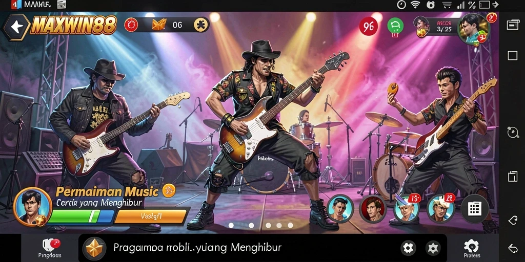 Tampilan gameplay MAXWIN88 yang penuh warna dan menarik.