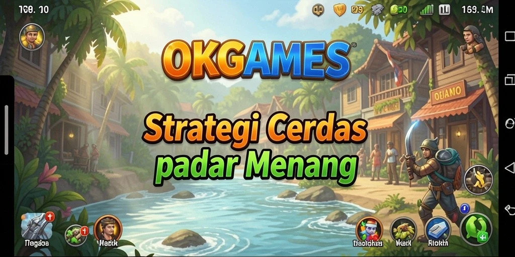 Tangkapan layar gameplay <strong>OKGAMES</strong> menampilkan aksi strategis yang menegangkan.