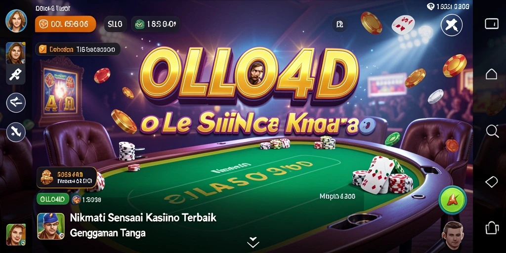 Tampilan permainan Kasino yang seru dan interaktif di OLLO4D.