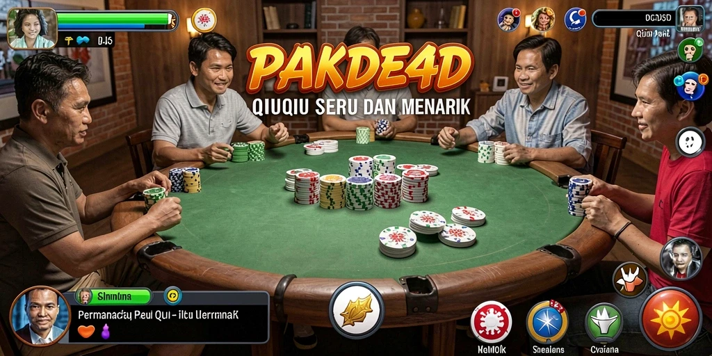 Screenshot permainan QiuQiu yang menampilkan keseruan bermain.