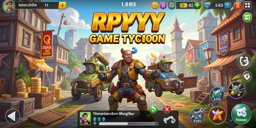 Tangkapan layar gameplay RPYYY yang menampilkan strategi Tycoon yang mendebarkan.