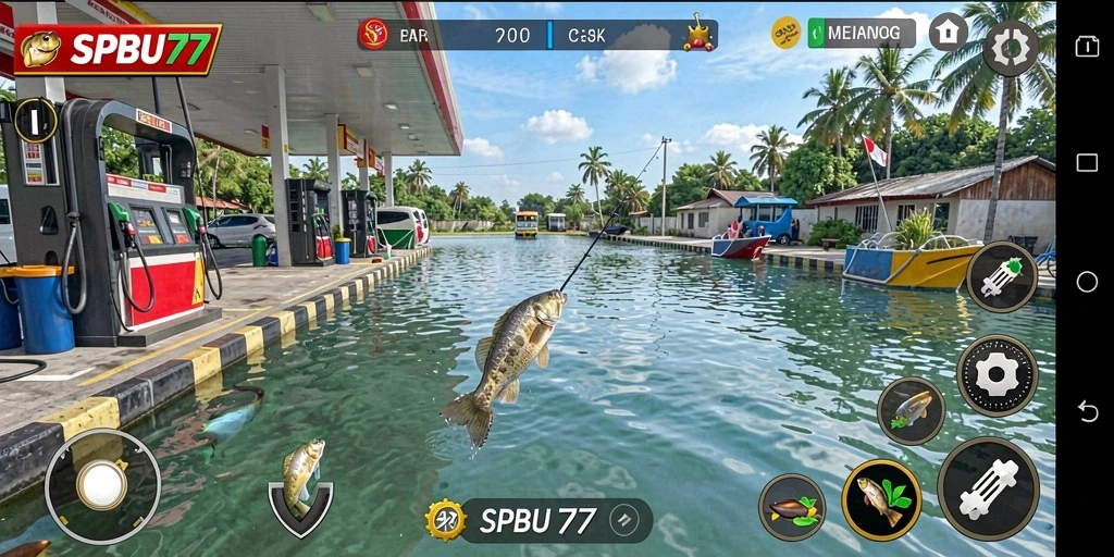 Tangkapan ikan besar di SPBU77 yang memukau.