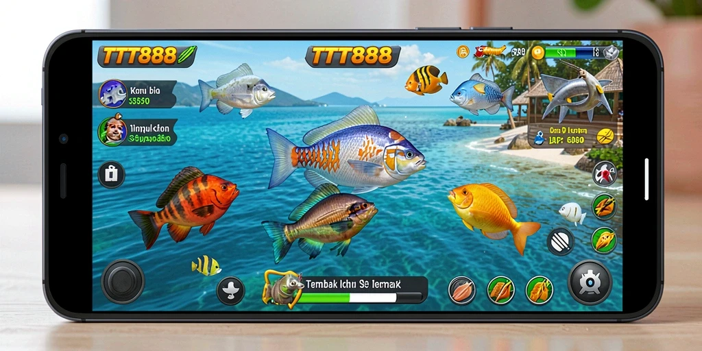 Screenshot gameplay Tembak Ikan yang menarik dan penuh aksi.